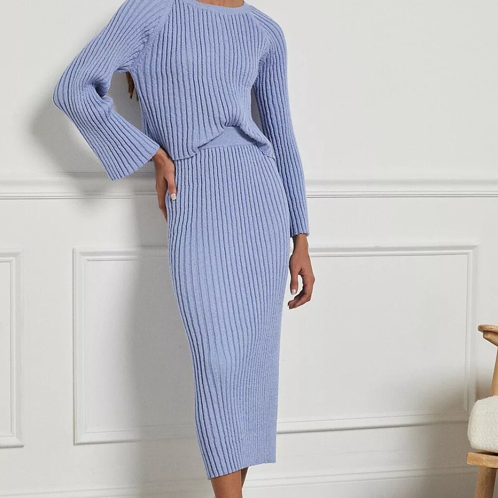 Amadi Kingsley Sweater Set - Size L - Light Blue - Picture 9 of 10